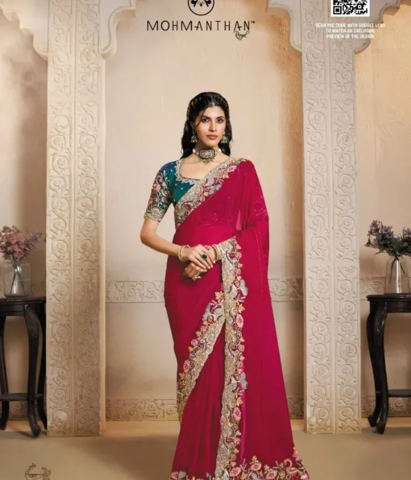 Mahotsav Riwahyat 25814 Pink Wedding Designer Saree Online 2026