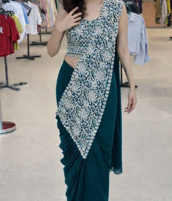 Madhuri 243 Fox Georgette Designer Ready to Wear Saree