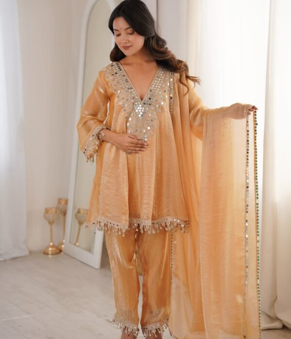 Mohini 9325 Fendy Mirror Embroidery Work Readymade Dress